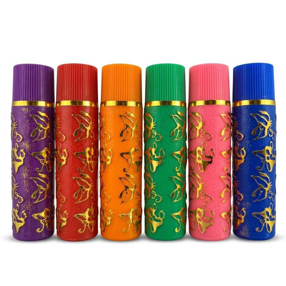 Kit 6 Batom Magico 24 Horas Longa Duração Sombra Flor