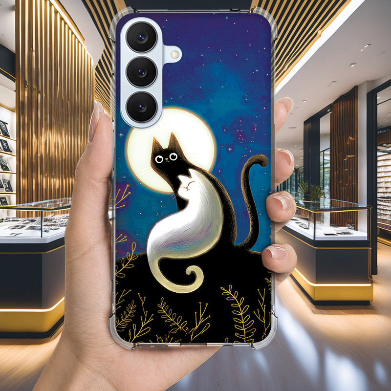 Capa Capinha GALAXY S20 ULTRA S10 PLUS S10E S9 S8 A73 A72 Anti-impacto Personalizada petz gato GATINHO (4163)