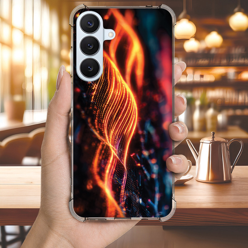 Capa Capinha GALAXY A26 A25 A24 A23 A22 A21S A20S A20 A17 A16 Anti-impacto Personalizada cyber NEON hacker (4272)