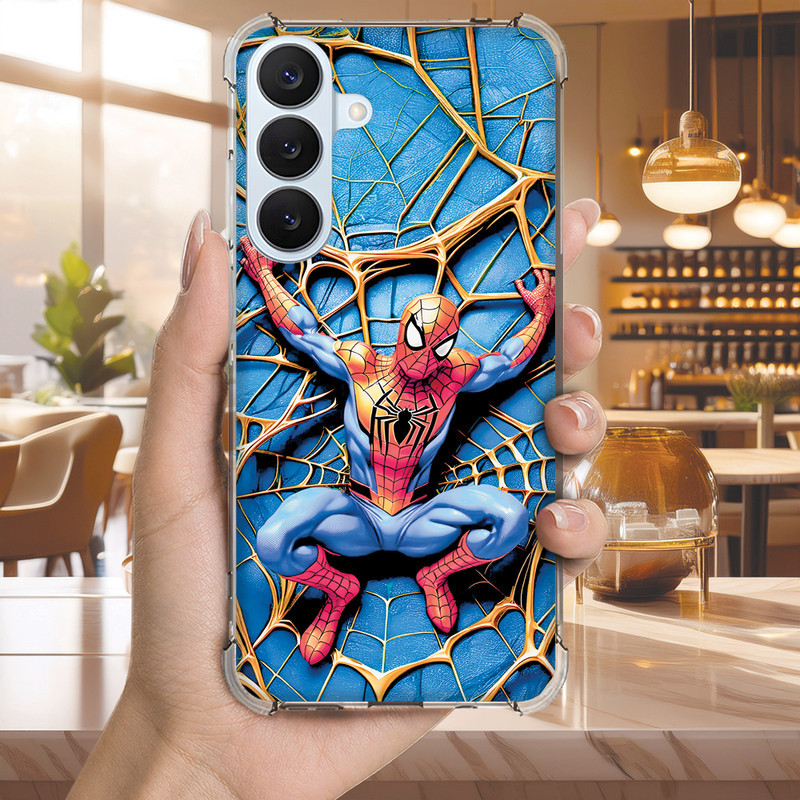 Capa Capinha GALAXY A20 A16 A15 A14 A13 A12 Anti-impacto Personalizada geek ARANHA homem (3478)