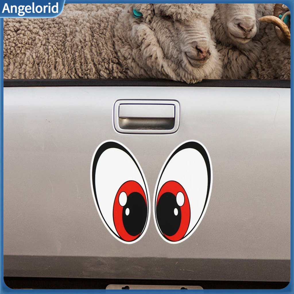 Durable Outdoor Stickers Waterproof Car Decals Eye Shape Scratch-resistant Self-adhesive for Cars Electric Vehicles Lugg