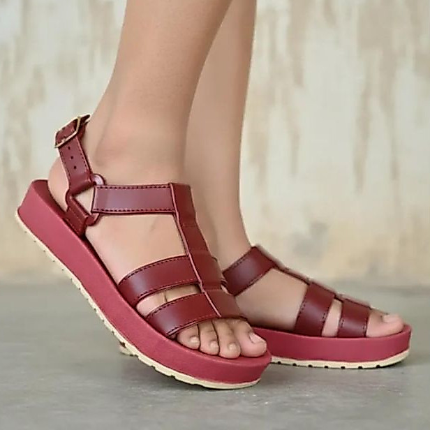 Sandália Feminina Ajustável Papete Confortável Leve Macia Casual Moda Verão Rasteirinha