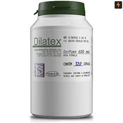 Dilatex Vasodilatador OxyPump 600mg 120cp - Power Suplements