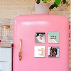 10 Imãs de geladeira personalizados