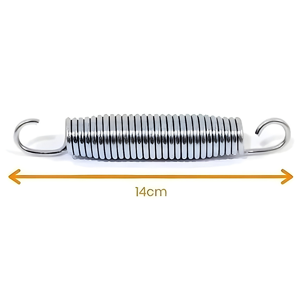 Kit 24 Molas 14cm Aço Galvanizado Para Cama Elástica Nacional Pula Pula Trampolim