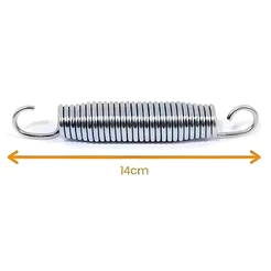 Kit 24 Molas 14cm Aço Galvanizado Para Cama Elástica Nacional Pula Pula Trampolim