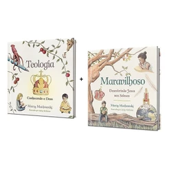 Kit 2 Livros Infantis Ilustrados Capa Dura | Teologia Conhecendo a Deus + Maravilhoso Descobrindo Jesus nos Salmos