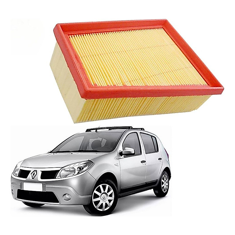 Filtro De Ar Wega Sandero 1.6 16v 2007 A 2013