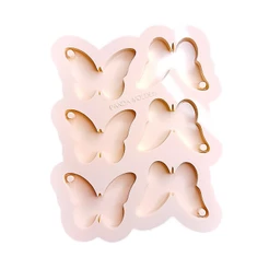 Molde De Silicone Para Resina Borboleta 4cm Com 6 Cavidades