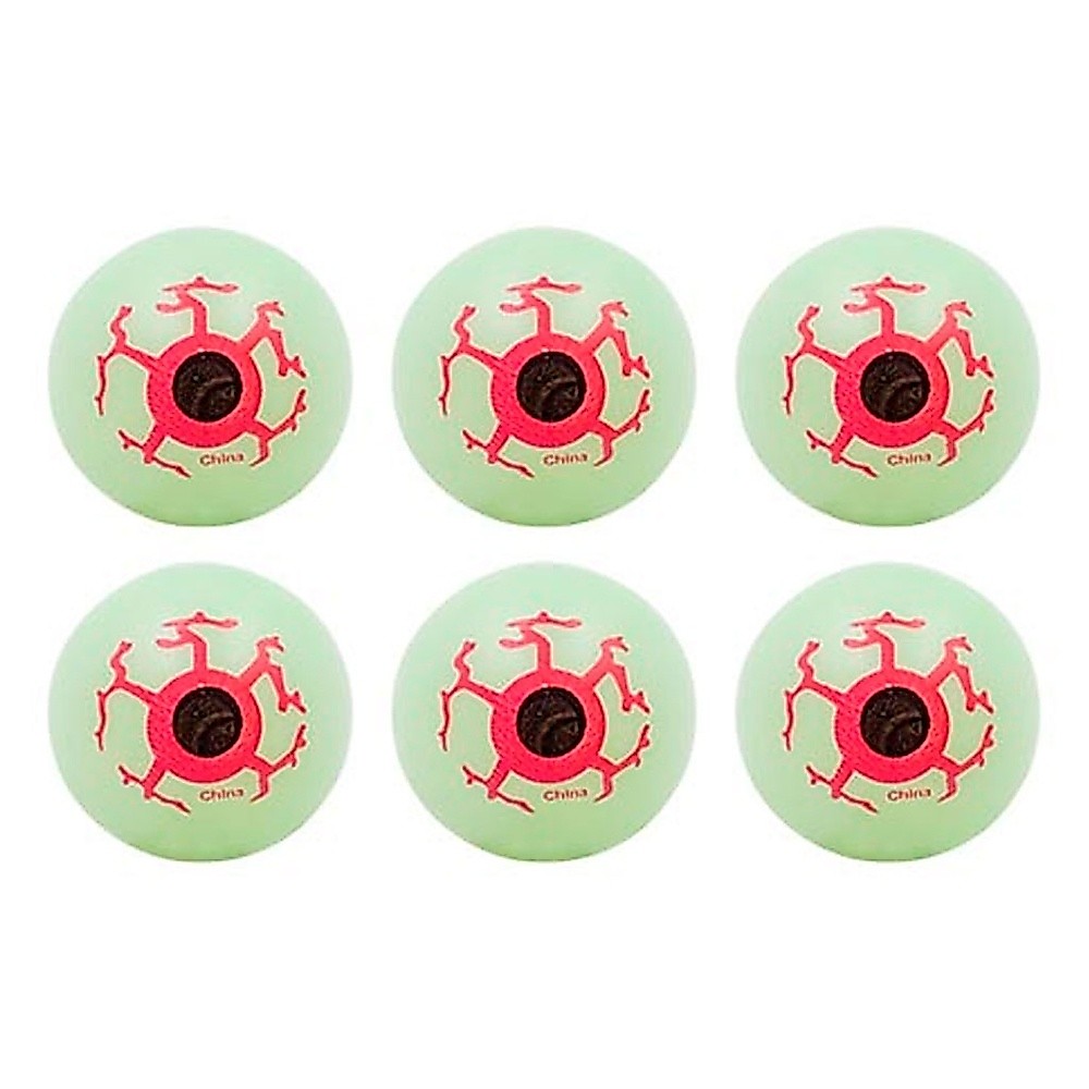 Halloween Enfeite Olhos Decorativos Fluor c/6 - Cim