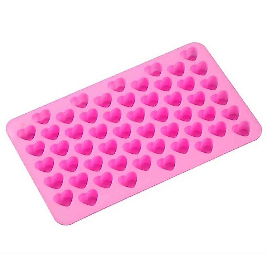 Molde Silicone Formato Coração 55 Cav Mini Velas Resinas Artesanatos