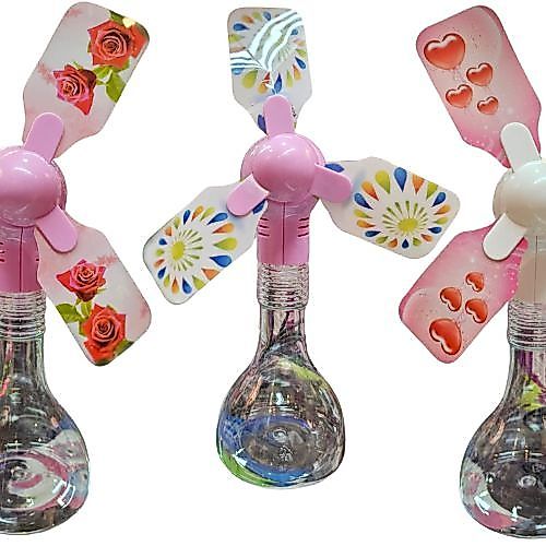 Mini Ventilador Mesa Usb Portátil Com Difusão de Aromas Umidificação Vários Desenhos Casa Escritorio