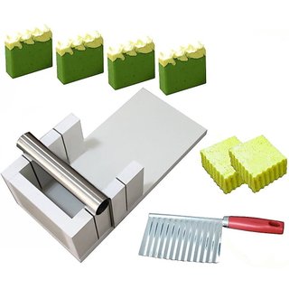 Cortador Fatiador Sabonete Artesanal Barras 4 Medidas Sabão Caseiro Artesanato Saboaria Artigos Arte MDF 18mm Branco