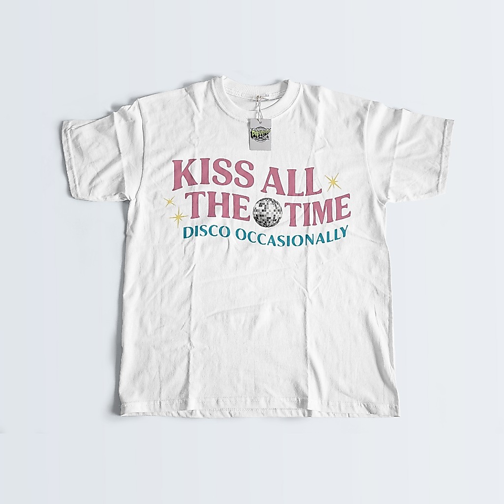 CAMISETA - HARRY STYLES -  KISS ALL THE TIME DISCO OCCASIONALLY - TOGETHER TOGETHER TOUR - 100% ALGODÃO  + BRINDES