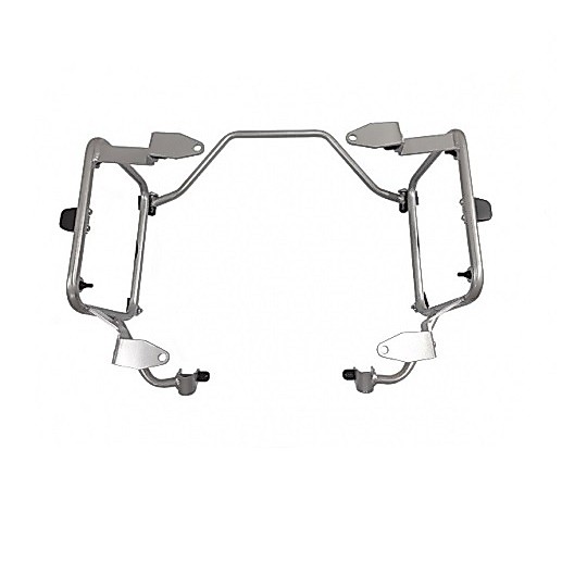 Suporte de Bau Mala Lateral Monokey Chapam Prata - Bmw R 1200 GS 2013 a 2019 / R 1250gs 2020 a 2025