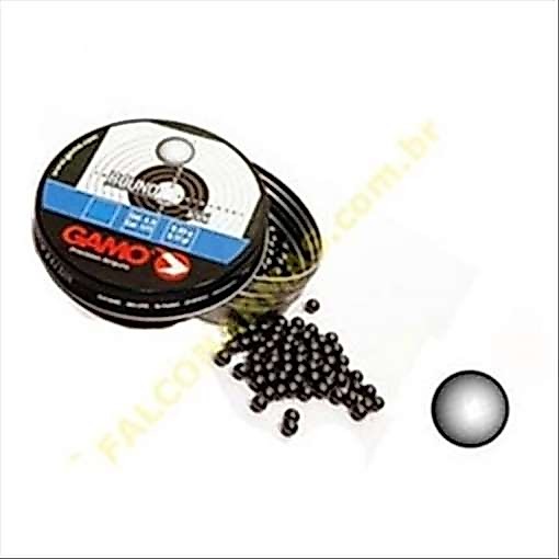 Chumbinho Gamo Round (Esfera) 4.5mm - 250 Unidades