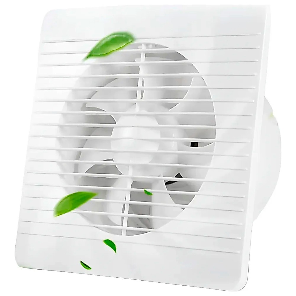 Exaustor e Ventilador 127V 100mm Automático Para Banheiro e Quarto Cozinha Sala Casa