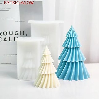 PATRICIA1OW Molde De Vela De Árvore De Natal , Sabão Listrado Diagonal Em Formato Cônico , Silicone Macio