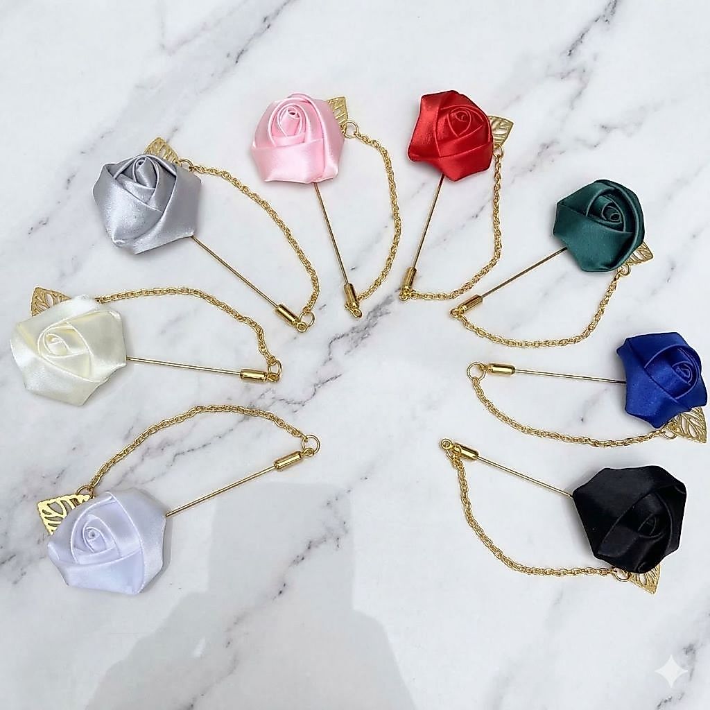Lapela Broche Flor Chique Casamento Noivos E Padrinhos La5