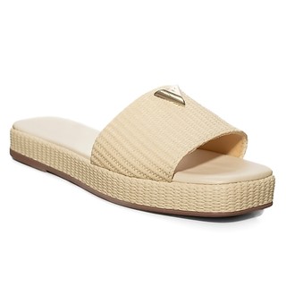 Sandalia Flat Form Tamanco do 34 ao 42 com abs Detalhe Transado Tendencias 2025 2026