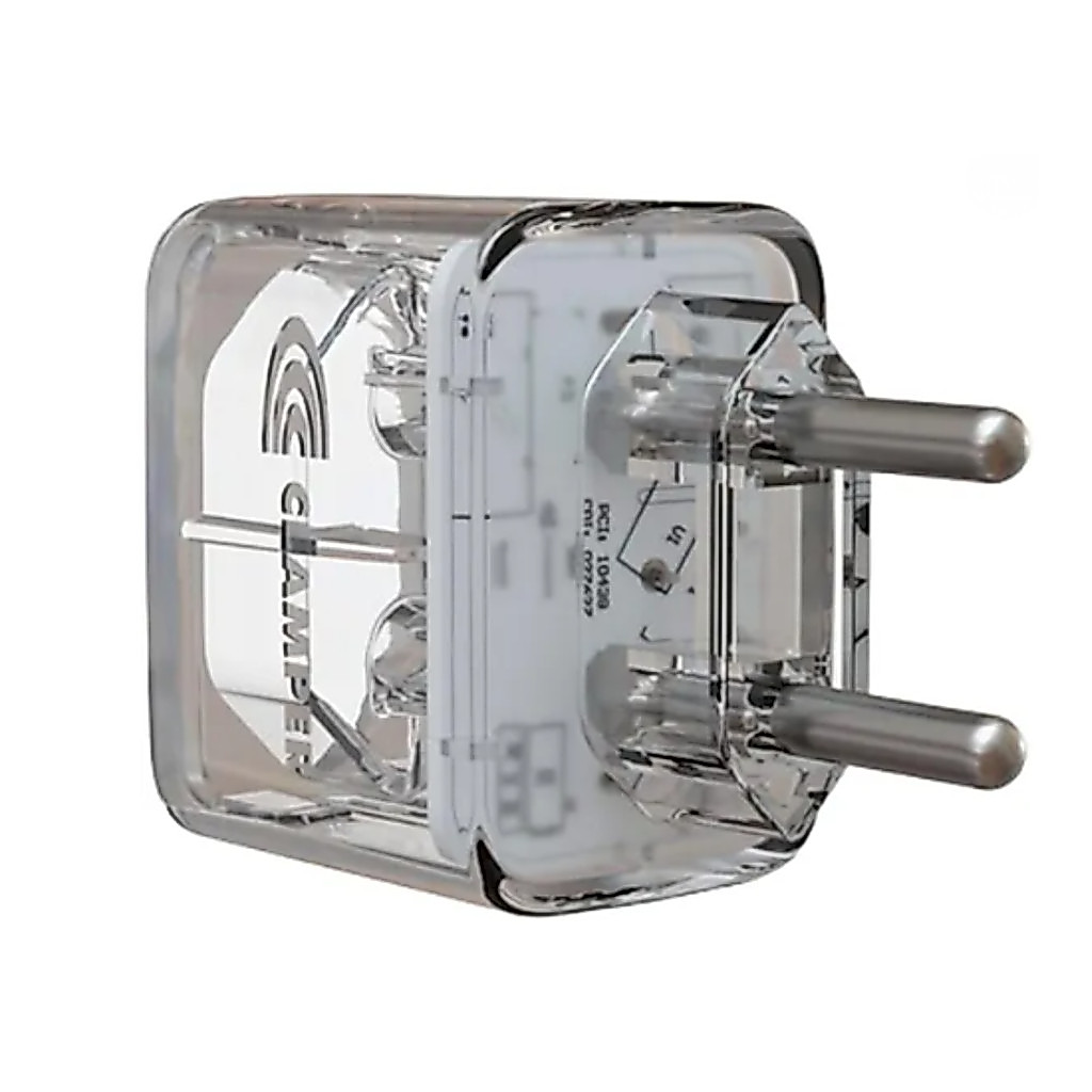 KIT 10 UNIDADES PROTETOR DE SURTOS DPS ICLAMPER POCKET 2 PINOS 10A · foto 2
