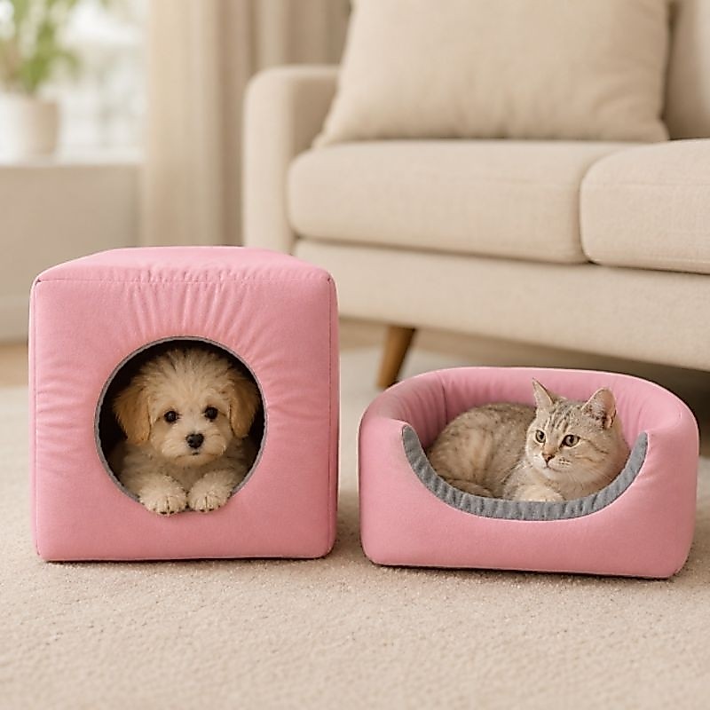 casinha cama toca lglu 3 em 1 para cães e gatos tamanho P,M,G,GG fundo impermeável colchão removível linha Premium