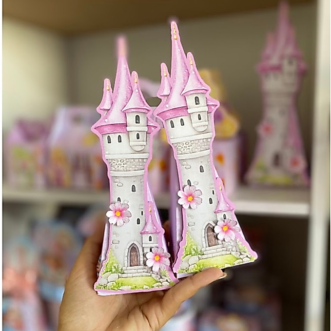 caixas personalizadas enrolados Rapunzel | kit personalizado | lembrancinhas para festas e aniversários I pronto pra uso