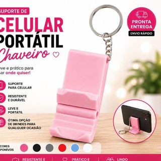 ENVIO RÁPIDO - Suporte de Celular Portátil Chaveiro