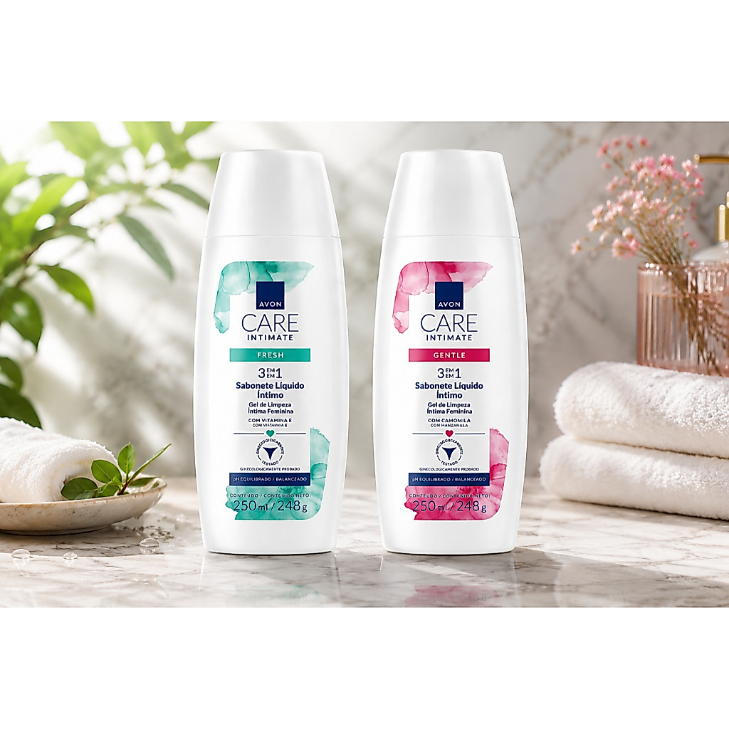 Sabonete Liquido Avon Care Intimo 2un de 250ml