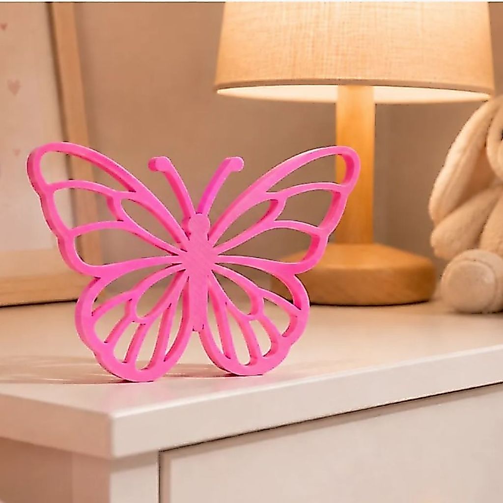 Borboleta G decorativa quarto bebê festa infantil quarto meninas - aplique ornamento enfeite decoração