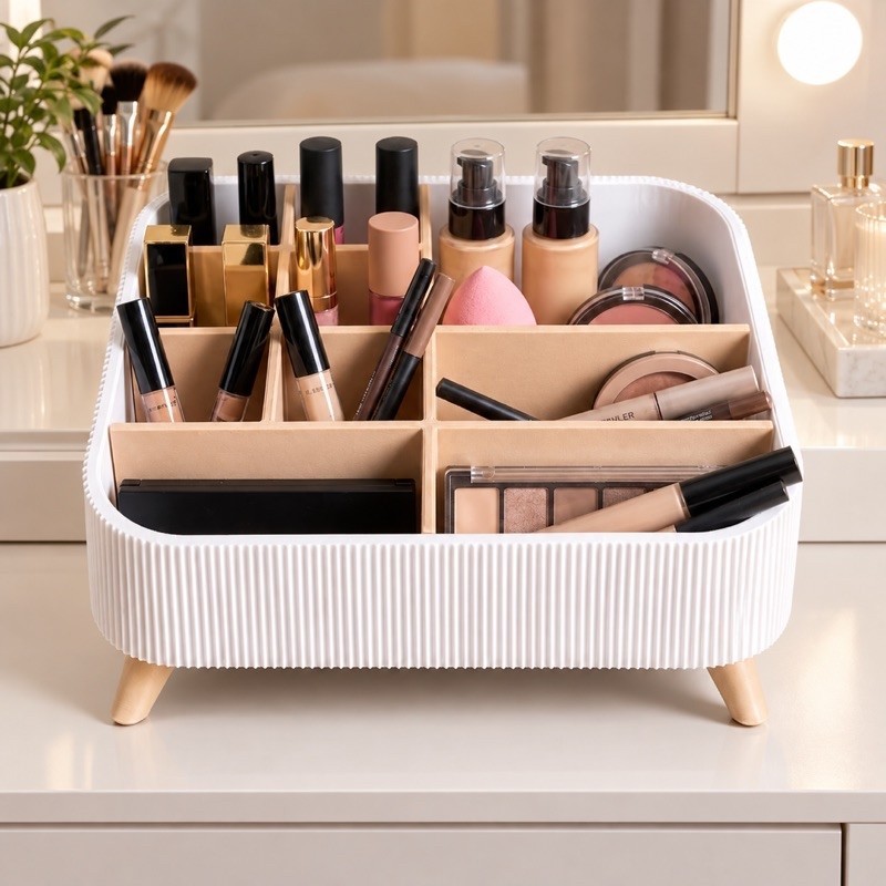 organizador de Maquiagem Premium com Design Sofisticado