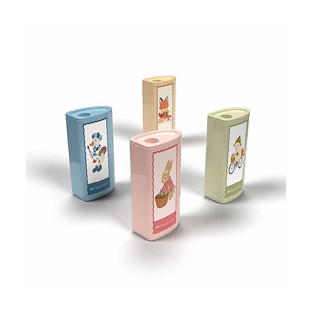 Apontador com coletor Cute Farmy 588570 com 1 unidade Faber-Castell