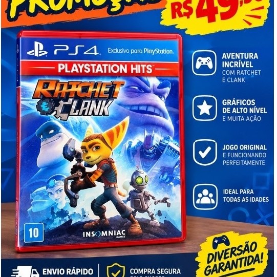 Jogo PS4 Ratchet & Clank PlayStation Hits para PlayStation 4