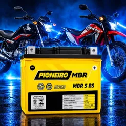 Bateria Moto Yamaha Factor 125/150cc Pioneiro 5ah 12v Mbr5bs