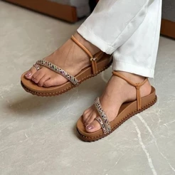 papete birken feminina sandalia brilho ultra confortavel 045 tendencia verão 2025