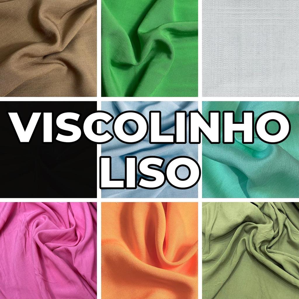 3 Metros Tecido Viscolinho Liso 100% Viscose (3m x 1.47m)
