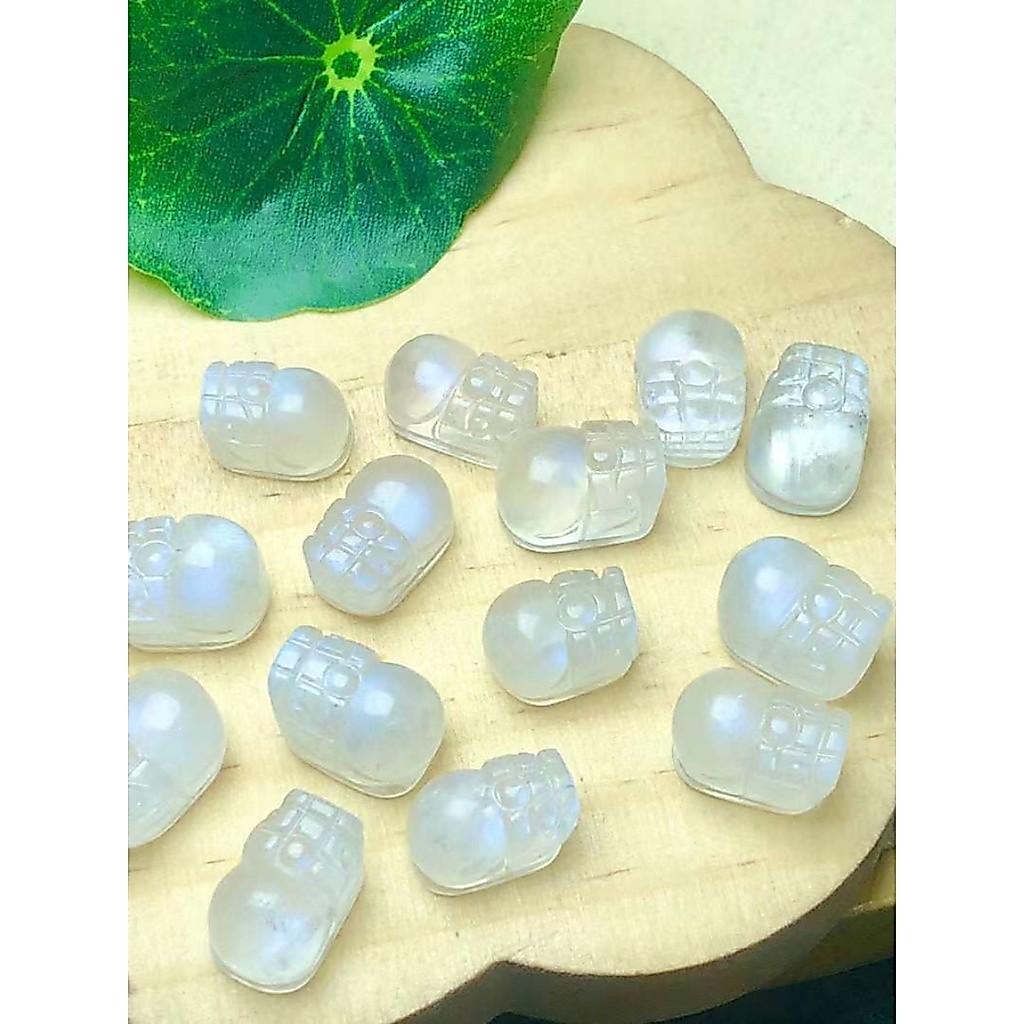 Natural azul luar Pixiu acessórios diy pulseira colar contas soltas acessórios artesanais pingente moda escultura em cri
