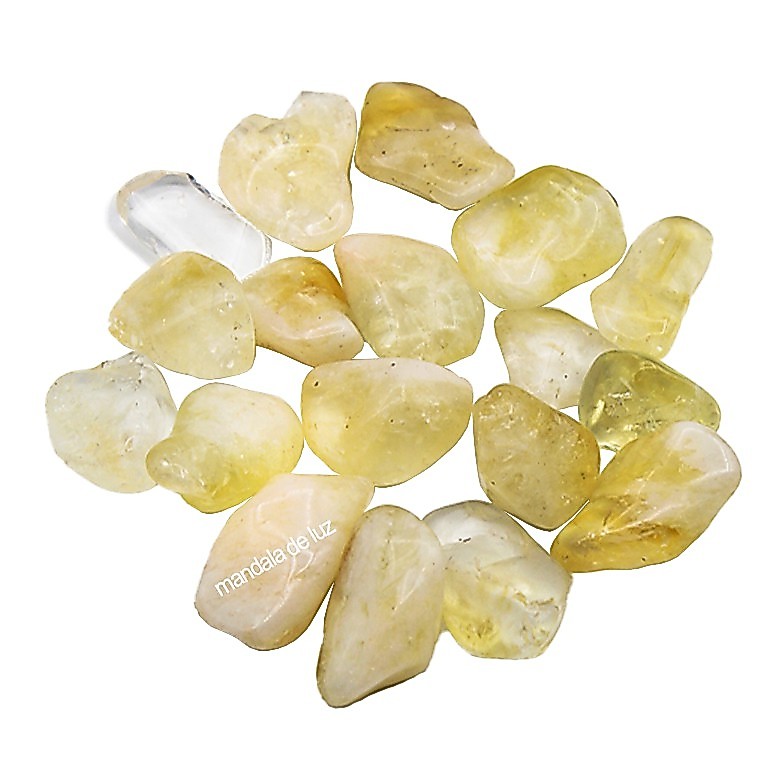 Kit da Prosperidade de Citrino (Ametista Queimada) Pedras e Cristais P 100g
