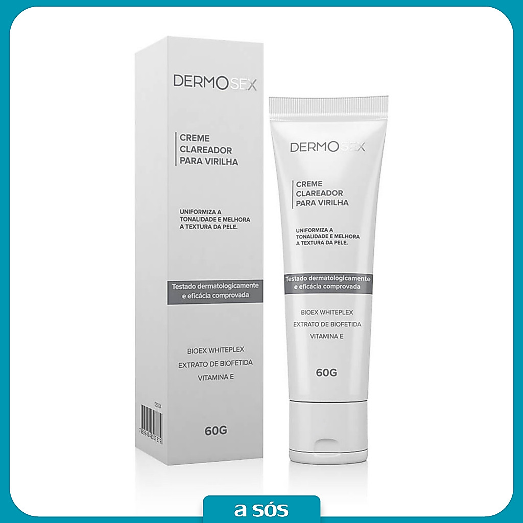 Creme Clareador para Virilha e Axilas Dermosex - 60 g