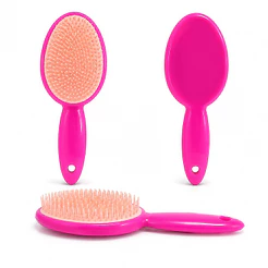 Escova Para Cabelo Com Cabo Daily Oval Landh's Desembaraçadora Cerdas Macias Uso Seco e Molhado