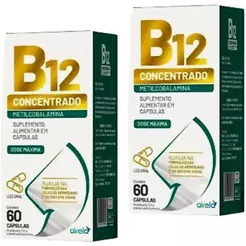 Metilcobalamina B12 Concentrado Airela 120 Cápsulas