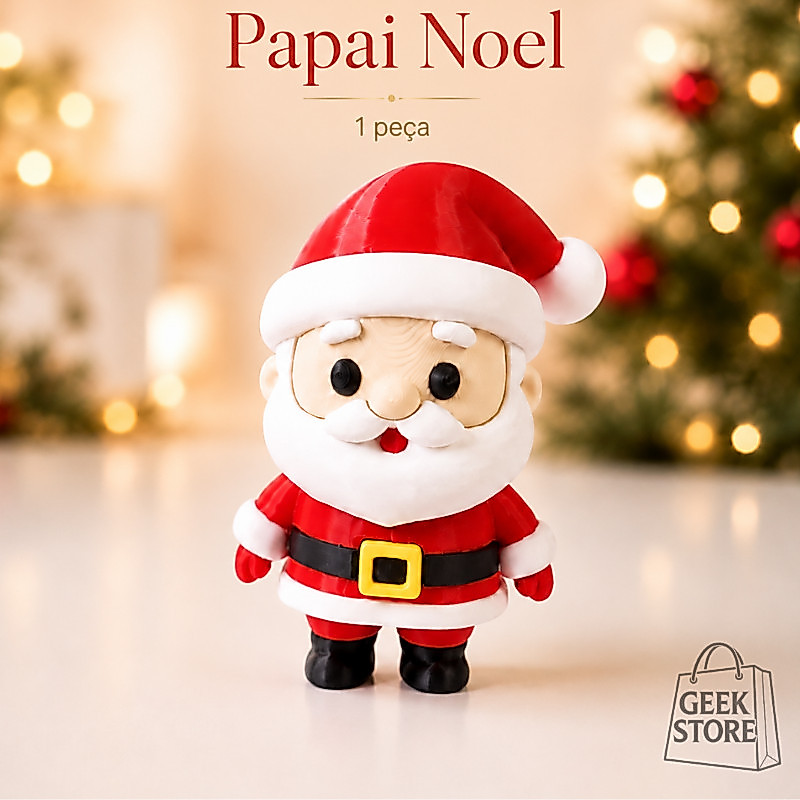 Enfeites Natalinos Papai Noel, Mamãe Noel ou Casal Noel para Decoração de Natal — imagem 2 de 2