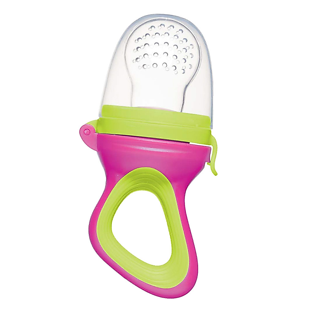Porta Frutinha Alimentadora Silicone Azul Buba · foto 2