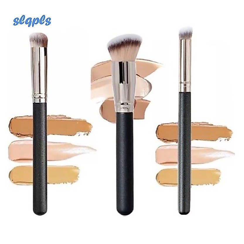 1/3 Pçs Pincéis De Maquiagem Fundação Pó Corretivo Mistura Blush Escova Profissional Cosméticos Beleza Rosto Ferramentas