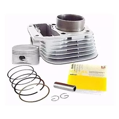 Kit Cilindro Motor Pistão Anéis Honda Fan 125 2009/ Nxr Bros 125 2013 Metal Leve K9350