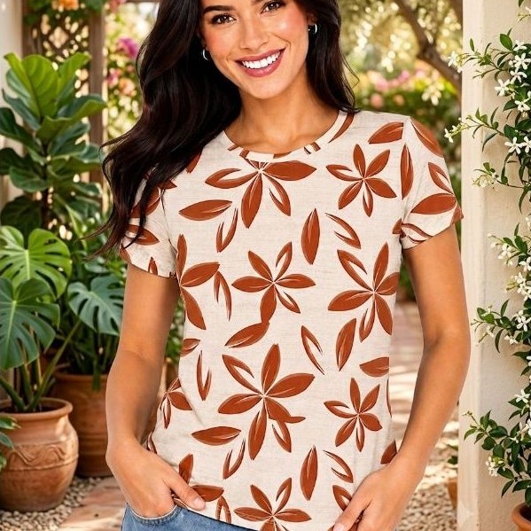 Blusa Camiseta FemininaT-Shirt  Estampada Viscolycra Premium Casual Chique Estilosa 🚚 ENVIO IMEDIATO