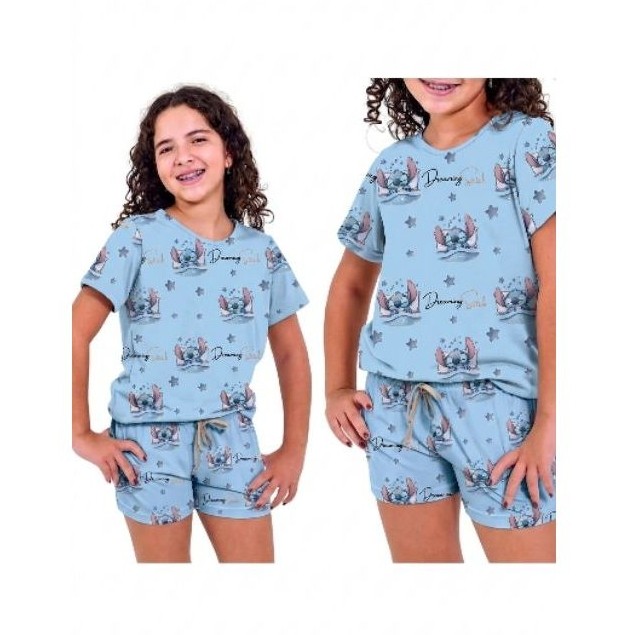 Pijama Infantil Feminino Menina Suedine Estampado Personagem Macio Confortável.