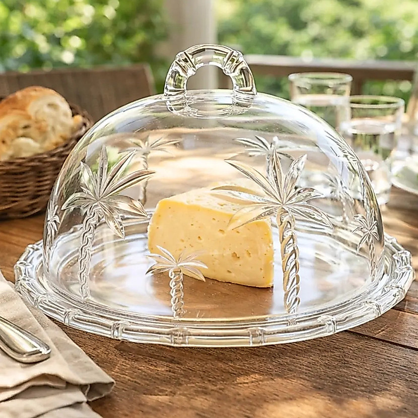 Queijeira Porta Queijo Vidro Trancoso Transparente Hauskraft 20cm