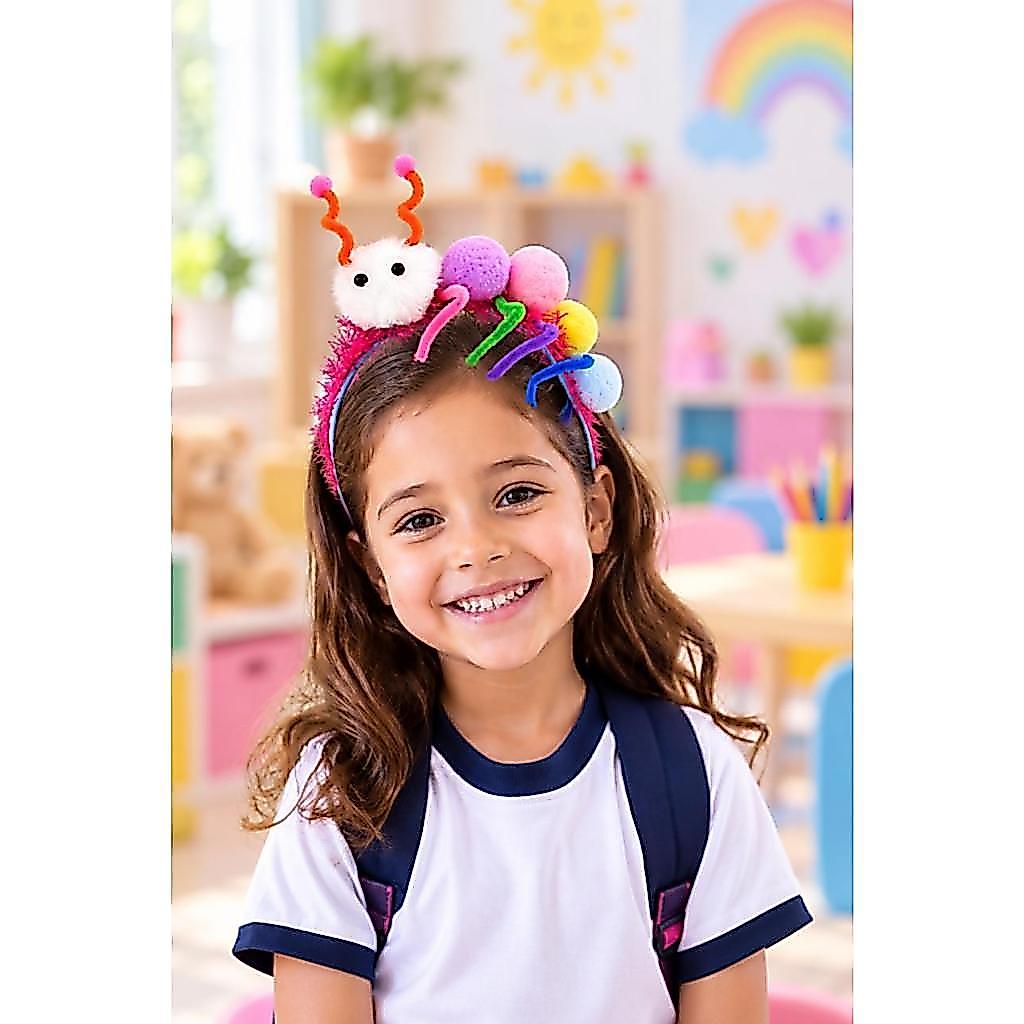 Cabelo Maluco Tiara Feminina Variadas Infantil