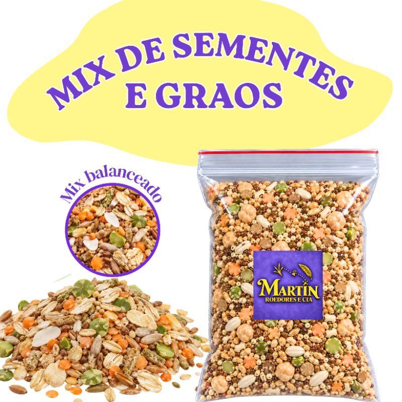 Mix de sementes e grãos , hamster, gerbil, roedores